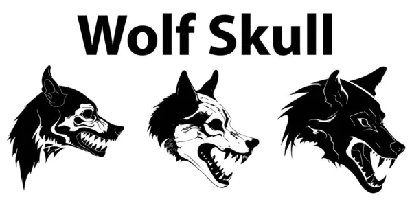 Wolf Maskottchen Vektor Illustration Für Ihr Design — Stockvektor