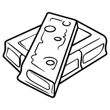 vektör, beyaz zemin üzerine şeker karikatür