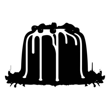 İzole edilmiş pasta ve tatlı ikon. Web için pasta ve pasta koleksiyonu.