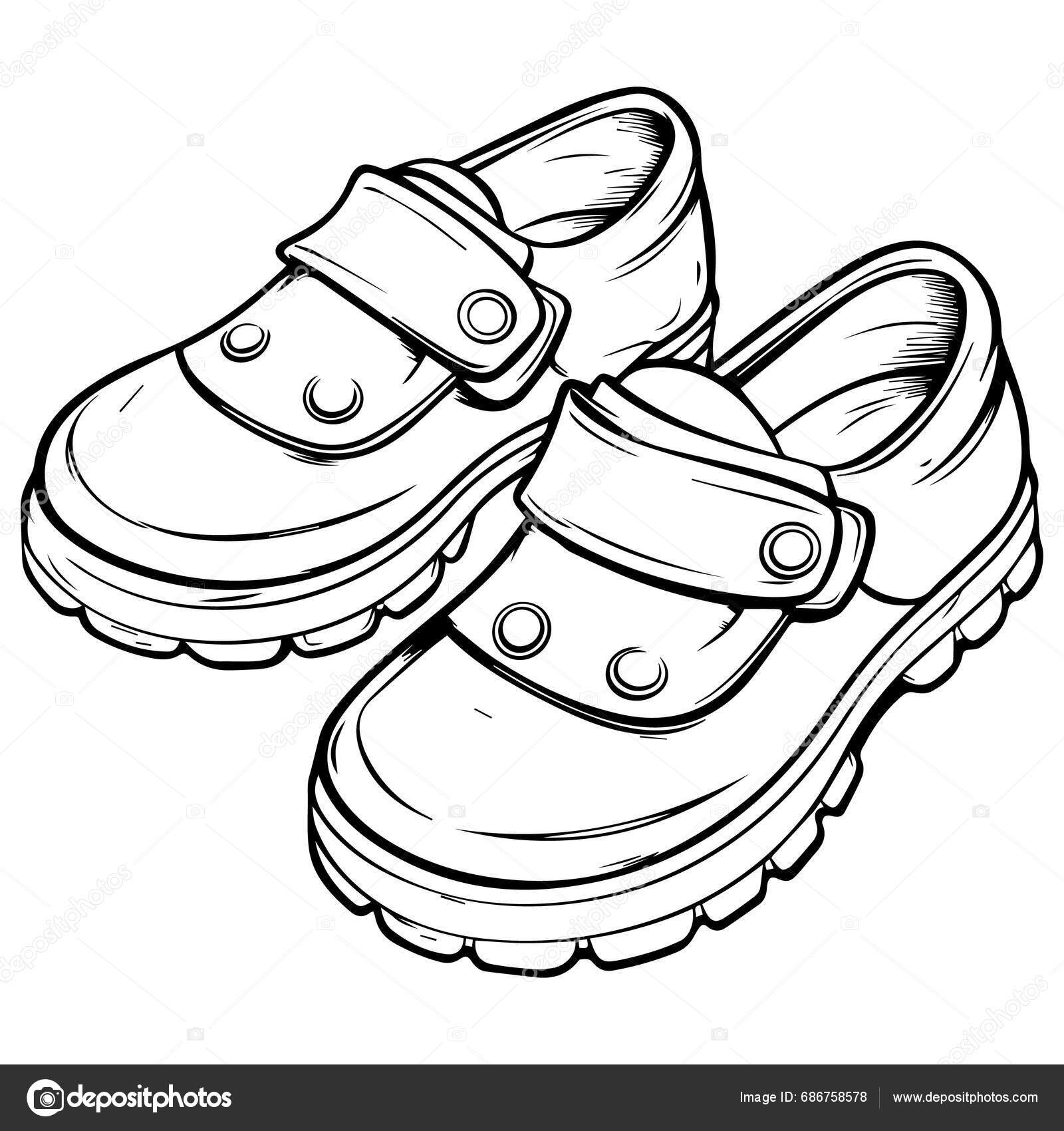 Cartoon Baby Shoes Stock Vector by ©ridoyhossain01752808024@gmail.com ...