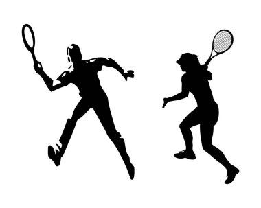 Topu ile tenis oyuncusu