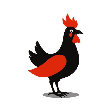 bold rooster logo design for farm, agriculture, and food industry branding clipart