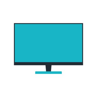 monitor icon, display screen, computer monitor symbol clipart