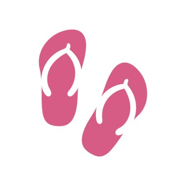 flip flops simge vektosu
