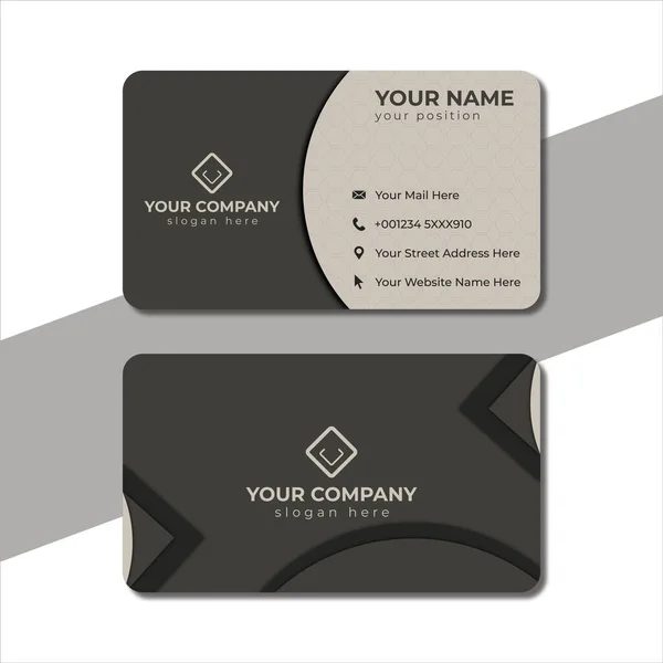 Professional Modern Business Card Template Design — Stock Photo, Image