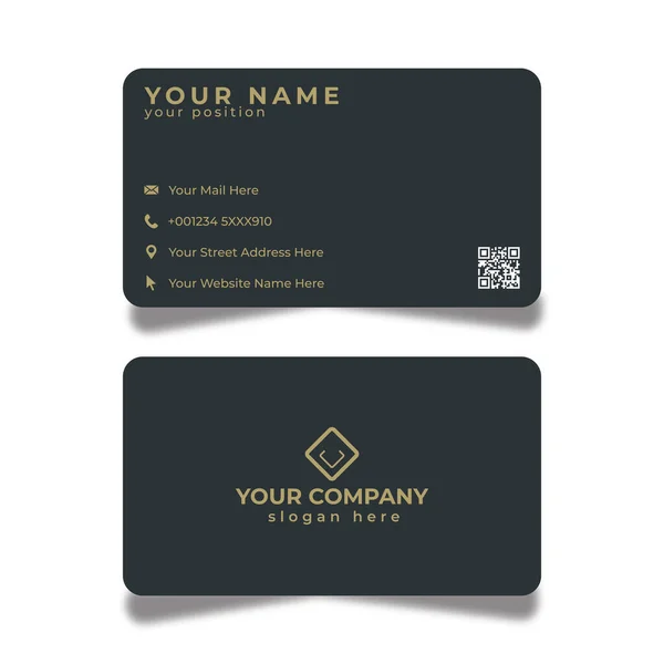 Elegantní Business Card Design — Stock fotografie
