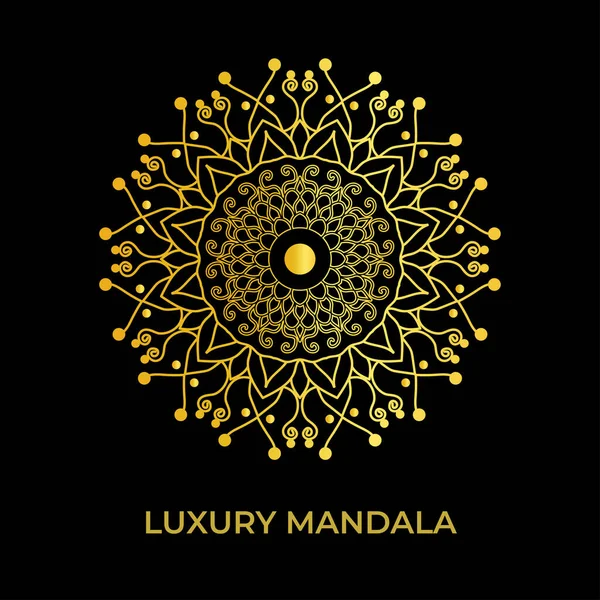 Luxo Mandala Fundo Design Templo — Fotografia de Stock