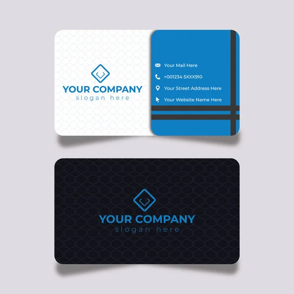 Creative Modern Business Card Design — Stock Photo, Image