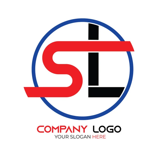 Vector Monogram Logo Tasarımı Şirket Şirket Için Yaratıcı Harf Logosu — Stok fotoğraf