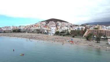 Los Cristianos Sahili Hava Görüntüleri, Tenerife (İspanya). Portföyümde farklı kareler var..
