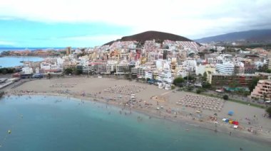 Los Cristianos Sahili Hava Görüntüleri, Tenerife (İspanya). Portföyümde farklı kareler var..