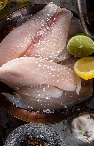 Stock image Flavors of the Sea: Top Close-Up of Whole Red Snapper Fish Cooked in Ginger Soy Sauce on Plate in 4K