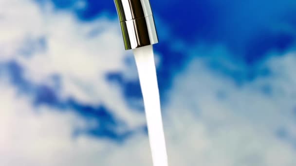 Refresco Puro Primer Plano Mano Sosteniendo Vaso Agua Filtrada Servido — Vídeo de stock