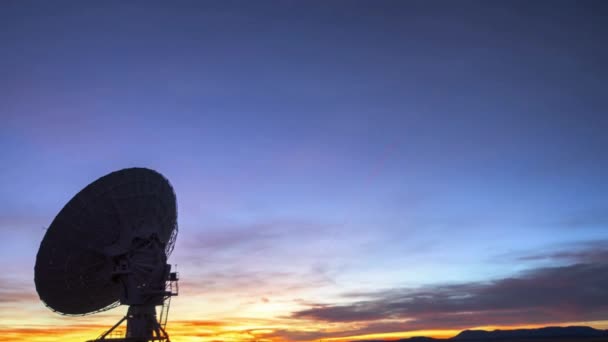 Exploration Cosmos Très Grand Réseau Satellite Vla Près Socorro Nouveau — Video