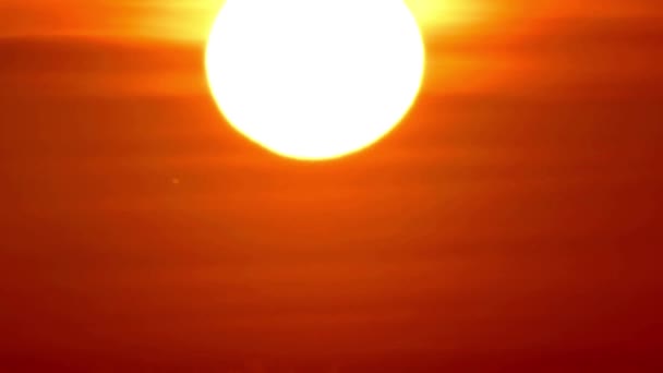 Ουράνια Συμφωνία Time Lapse Setting Sun Painting Horizon Αποκαλυμμένη Μαγευτική — Αρχείο Βίντεο