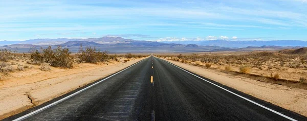 Desert Highway Adventure Scenic Southbound Road Leading Arizona Monument Valley — Stock Photo, Image