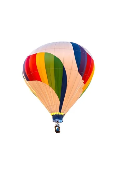 Czarująca Przygoda Dawn Kolorowy Balon Gorące Powietrze Majestatycznym Splendor — Zdjęcie stockowe