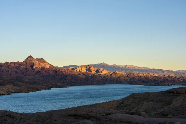 Unveiling Nature Impact Video Hoover Dam Remarkably Low Water Levels — Stock Photo, Image