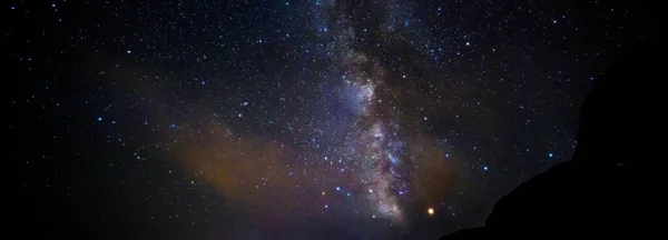 Celestial Dance Time Lapse Milky Way Hood Oregon Eua — Fotografia de Stock