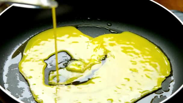 Lezzetli Çırpılmış Yumurta Taze Sebzeler Yakın Plan Video — Stok video