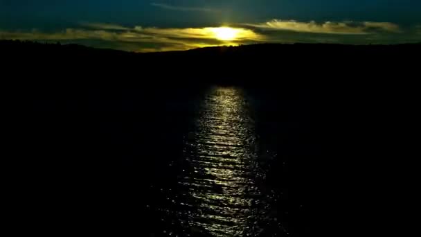 Majestätisch Über Dem Columbia River Washington Usa Schönheit Zeitraffer — Stockvideo
