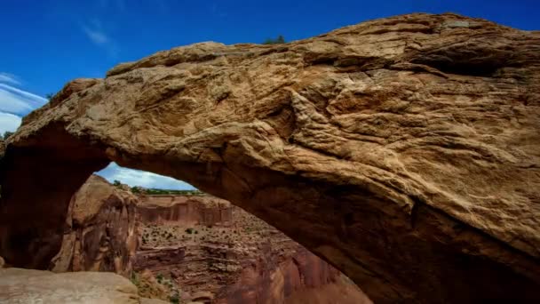 Sunrise Magic Mesa Arch Στο Canyon Lands National Park Γιούτα — Αρχείο Βίντεο