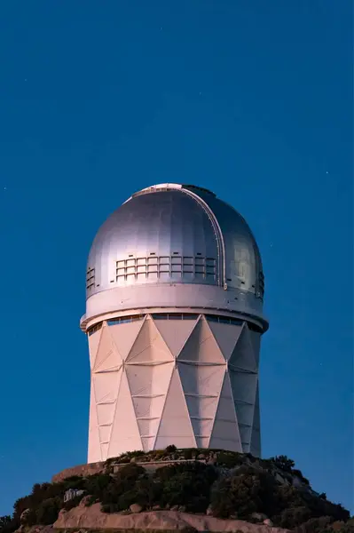 stock image 4K Image: Telescopes on Kitt Peak near Tucson, Arizona, After Sunset