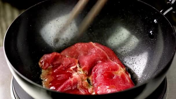 Βίντεο Προετοιμασία Sukiyaki Ιαπωνικό Ζεστό Δοχείο Βήμα Βήμα — Αρχείο Βίντεο