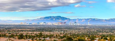 4K Panoramik Görünüm: Canlı Las Vegas Nevada Skyline - Şehir Manzarası Fotoğrafçılığı