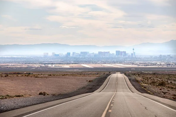 Scenic Drive Camino Las Vegas Fotos de stock libres de derechos