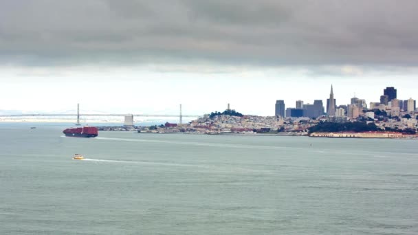 4KウルトラHdビデオ サンフランシスコベイビスタ ゴールデンゲートブリッジの視点で彼らの最後に — ストック動画