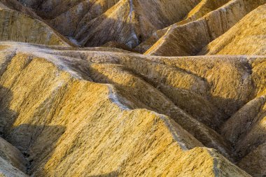 Zabriskie Point Sabah Işığı - 4K Ultra HD Görüntü, Ölüm Vadisi Ulusal Parkı, Kaliforniya