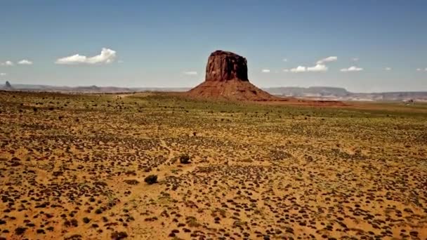 Vista Aérea Épica Monument Valley Eua Vídeo — Vídeo de Stock