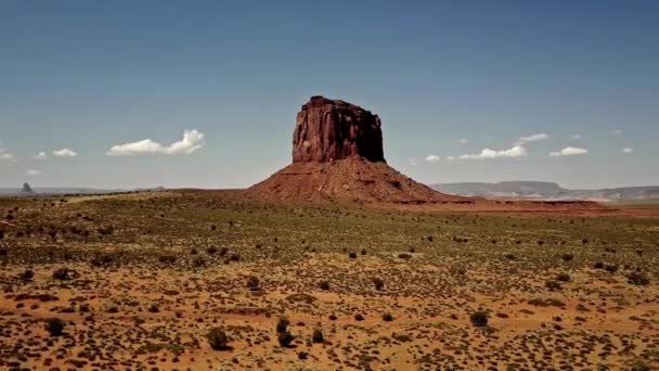Epic Aerial Vista Monument Valley Usa Video — Stock Video