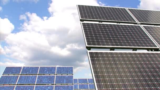 Solarzellen Video — Stockvideo