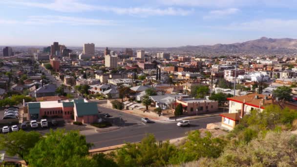 Border City Vibes Video Tour Paso Texas Πού Πολιτισμός Και — Αρχείο Βίντεο
