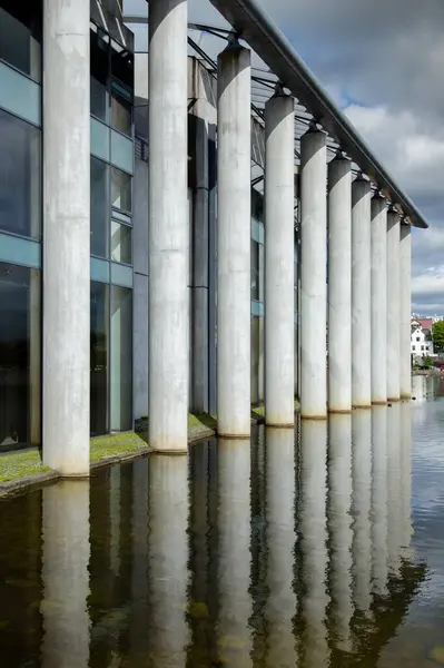 stock image 4K Ultra HD Image: Architectural Detail of Reykjavik City Hall