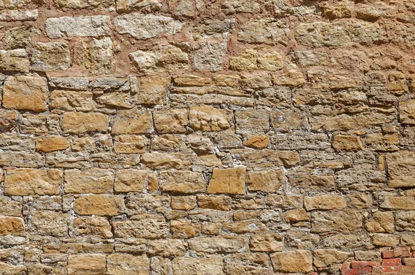 Eski bir tarihi taş duvar, Rothenburg ob der Tauber, Bavyera, Almanya