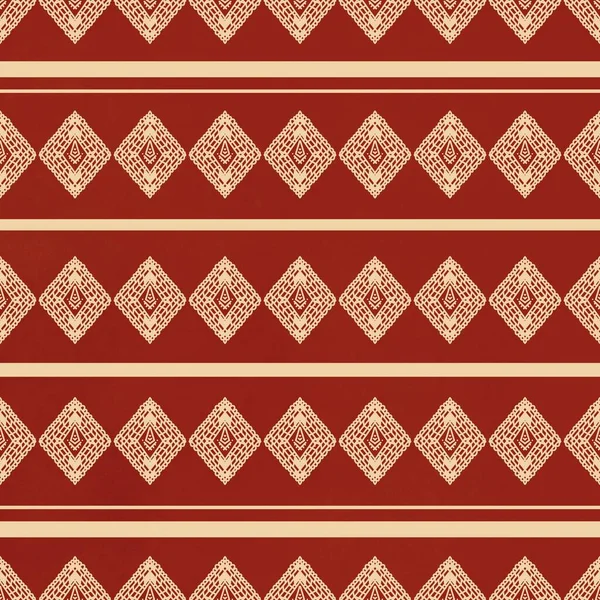 Etniczny Vintage Retro Orientalny Geometryczny Styl Bezszwowy Wzór Abstrakcyjny Tradycyjny — Zdjęcie stockowe