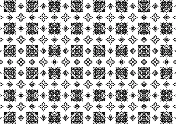 Pattern Floral Geometric Elements Seamless Floral Ethnic Pattern Arabic Indian — Stock Vector