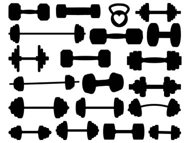 Halter siluet vektör sanatı kümesi