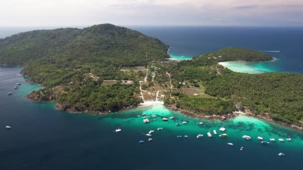 Images Aériennes Koh Racha Yai Raya Island Phuket Sable Blanc — Video