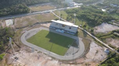 4K Manzara ve Kireçtaşı Dağları 'nın 4K Hava Görüntüleri Ao Nang, Krabi