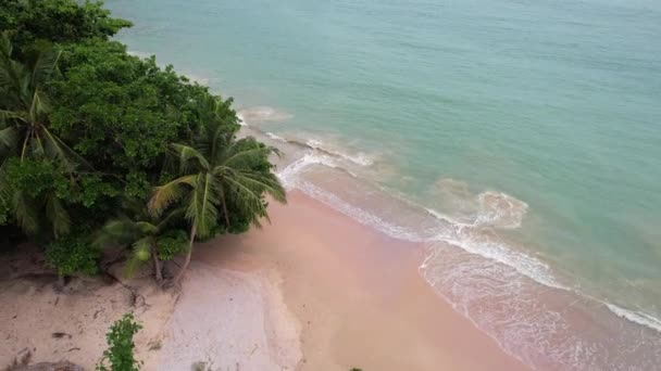 Nang Krabi Deki Aonang Sahili Hava Görüntüsü — Stok video