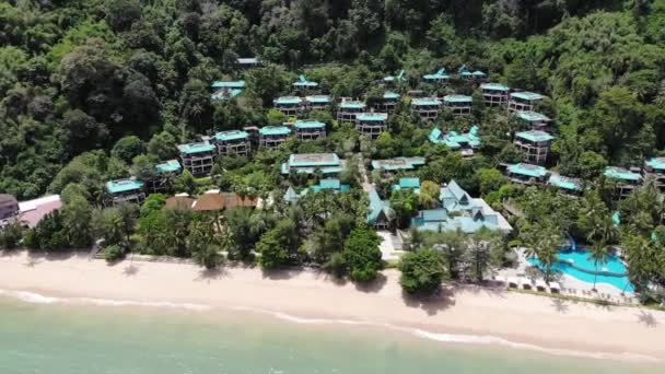 Nagranie Lotu Ptaka Pai Plong Beach Nang Krabi — Wideo stockowe