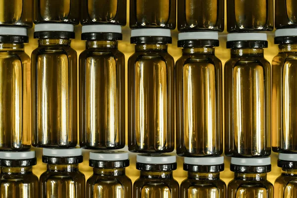Set Medical Ampoules Medicine Close Drugs Medicine Medical Bottles Background — Stock Photo, Image