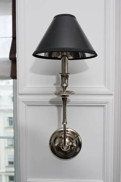 Nástěnná Lampa Stylovém Interiéru — Stock fotografie