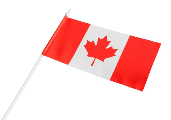 Canadian Flag Isolated White Background — Stock Photo, Image