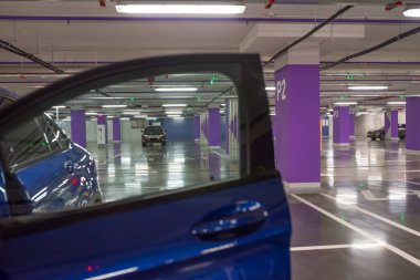 Park yerindeki arabanın kapısını aç..