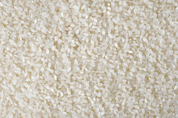 Weißer Ungekochter Reis Hintergrund Zutaten Der Indischen Küche Nahaufnahme — Stockfoto